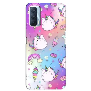 Чохол Unicorn на Oppo A92s (Веселка і Єдинорог)