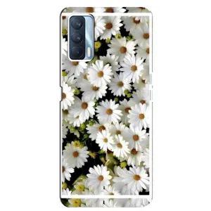 Чехол с ромашками на Oppo A92s (Рамка в ромашках)