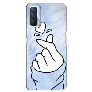 Чохол (Знак сердечка) для Oppo A92s (Серце знак)