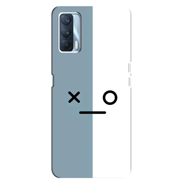 Чехол с рисунком «Серо-белый» для OPPO A92s