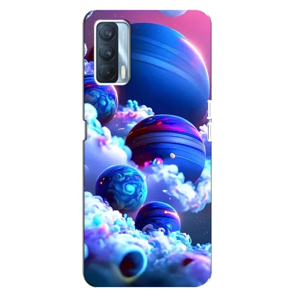 Чехол с рисунком «Синие планеты» для OPPO A92s Чехол с рисунком «Синие планеты» для OPPO A92s