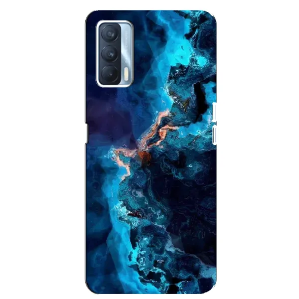 Чехол с рисунком «Синий мрамор» для OPPO A92s Чехол с рисунком «Синий мрамор» для OPPO A92s