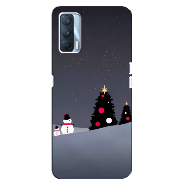 Чехол с рисунком «Снеговички» для OPPO A92s
