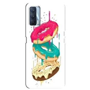 Чехол с изображением вкусной еды для Oppo A92s (Сочные пончики)