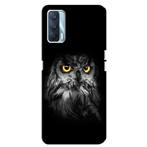 Чехлы с принтом СОВЫ для Oppo A92s (Сова на чёрном)