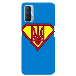 Чехол с картинкой (Патриотический ГЕРБ) на Oppo A92s (Super - Герб)