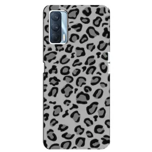 Чохол з леопардовим принтом на Oppo A92s (Темний леопард)