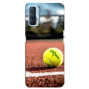 Чехлы с принтом Спортивная тематика для Oppo A92s (Теннисный корт)