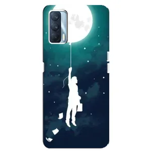 Чохол (ТПУ) з планетами на Oppo A92s (To The moon)