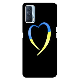 Силиконовый Чехол на Oppo A92s (Я-Украина) (Украинское сердце)