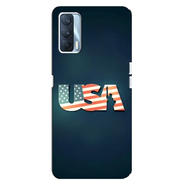 Чехол с рисунком «USA» для OPPO A92s