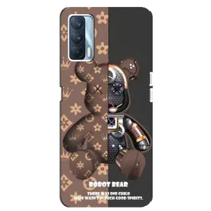 Силиконовый чехол для Oppo A92s (Медмедь Луи Виттон)