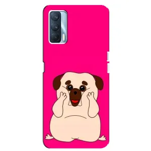 Чехол (ТПУ) Милые собачки для Oppo A92s (Веселый Мопсик)