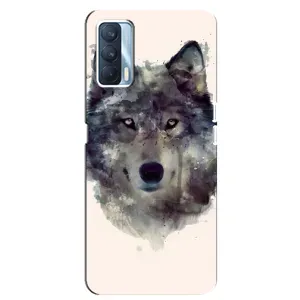 Чехол с Волком на Oppo A92s (Волк)