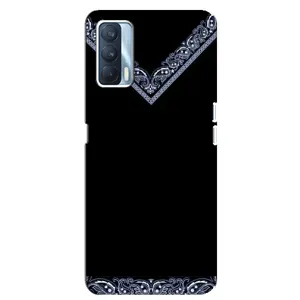 Силиконовый Чехол на Oppo A92s (Воротник вышиванки)