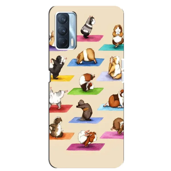 Чехол с рисунком «Ёга свинок» для OPPO A92s Чехол с рисунком «Ёга свинок» для OPPO A92s