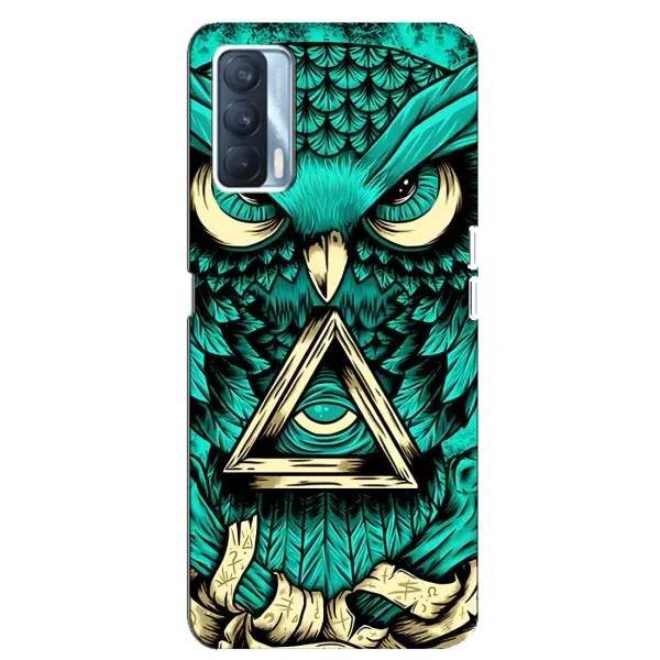 Чехол с рисунком «Зеленая сова» для OPPO A92s Чехол с рисунком «Зеленая сова» для OPPO A92s