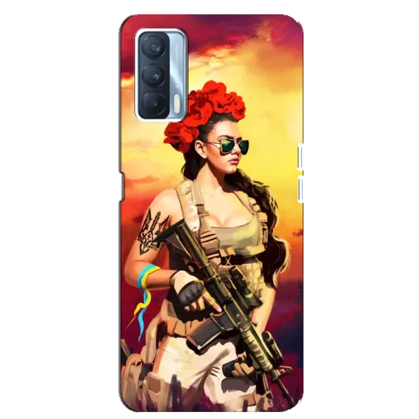 Чехол с рисунком «Женщина солдат» для OPPO A92s Чехол с рисунком «Женщина солдат» для OPPO A92s
