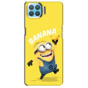 Мультяшный принт на Чехол для Оппо А93 (Banana)