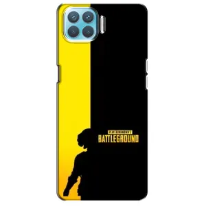 Чохол (TPU) з картинкою "Лого Пабг" на Оппо А93 (Battlegrounds)