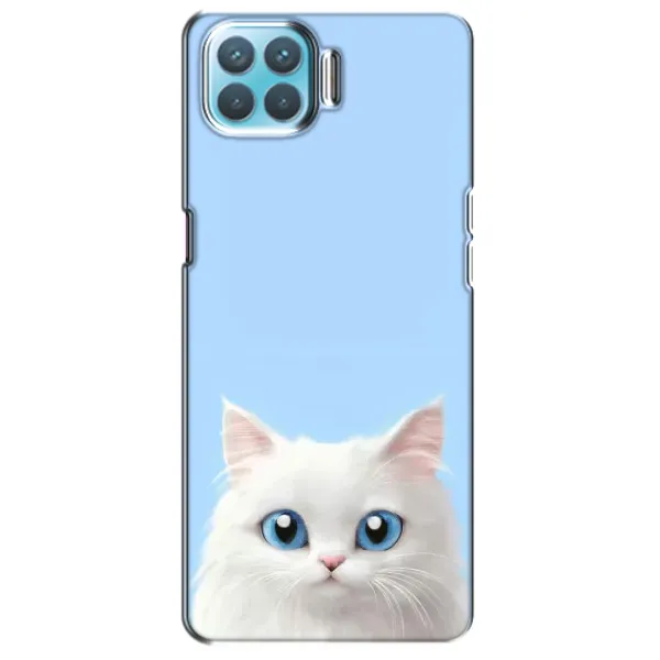 Чехол с рисунком «Белый кот» для OPPO A93 Чехол с рисунком «Белый кот» для OPPO A93