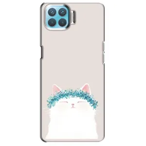 Чехол на тематику: Коты для OPPO A93 (Белый котик)