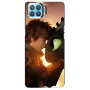 Чехол дракон Беззубик для Oppo A93 (Беззубик и Иккинг)