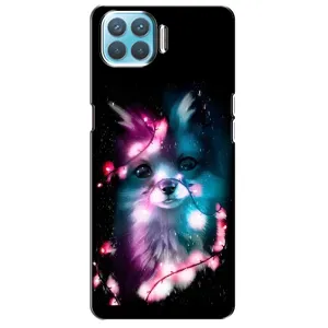Чехол с Лисичкой для Oppo A93 (Черная Лиса)