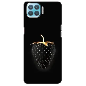 Чохол з зображенням смачної їжі для Oppo A93 (Чорна полуниця)