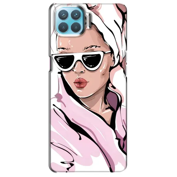 Чехол с рисунком «Девушка в халате» для OPPO A93 Чехол с рисунком «Девушка в халате» для OPPO A93