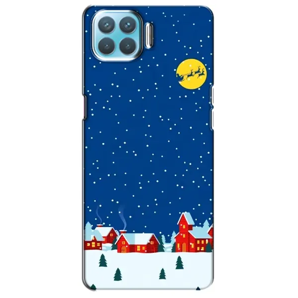 Чехол с рисунком «Город в снегу» для OPPO A93 Чехол с рисунком «Город в снегу» для OPPO A93