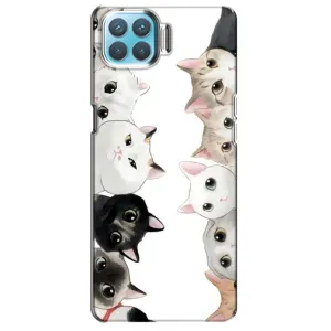 Силиконовый чехол с котиком для Oppo A93 (Коты)