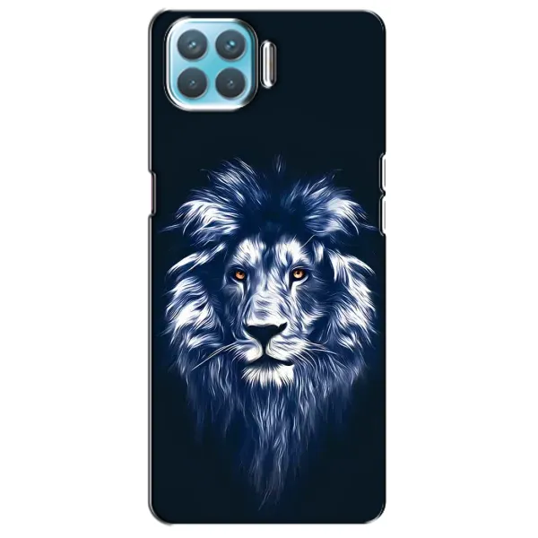 Чехол с рисунком «Лев - синий» для OPPO A93 Чехол с рисунком «Лев - синий» для OPPO A93