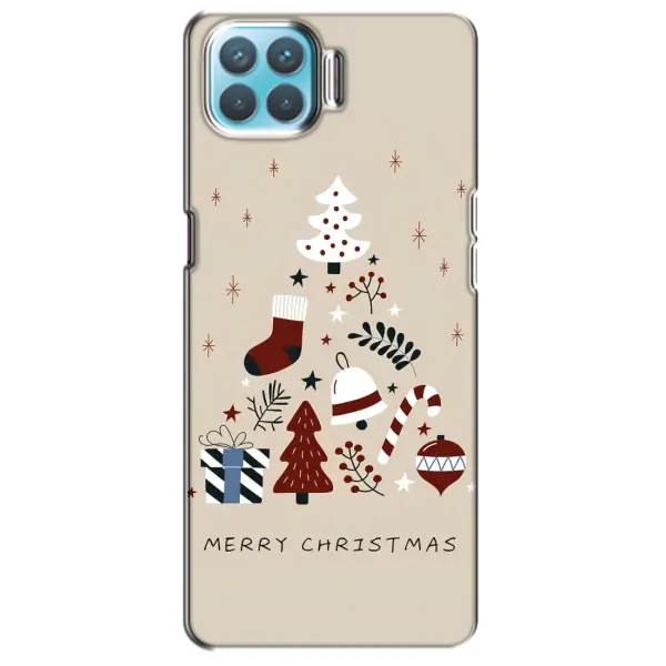 Чехол с рисунком «Merry Christmas» для OPPO A93