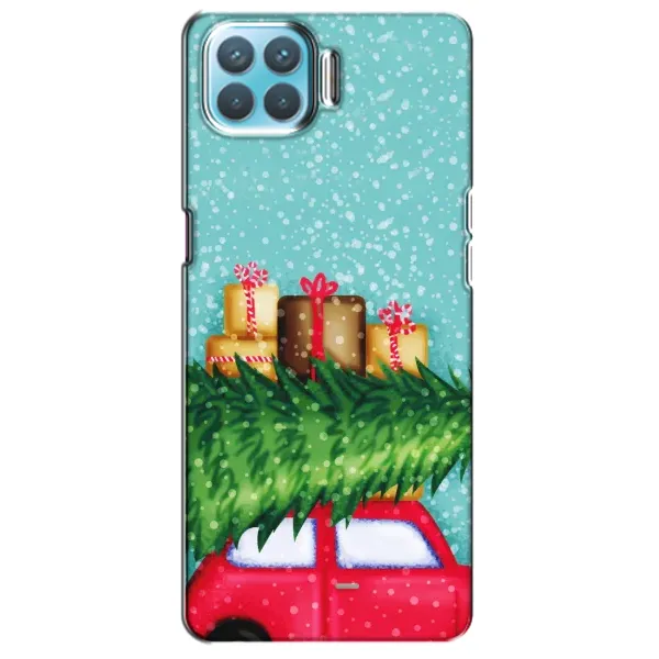 Чехол с рисунком «Новогодние подарки» для OPPO A93
