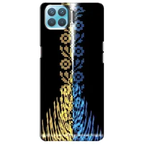 Силиконовый Чехол на Oppo A93 (Патриотическая вышиванка)