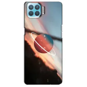Чехол (ТПУ) с планетами на Oppo A93 (Сатурн)