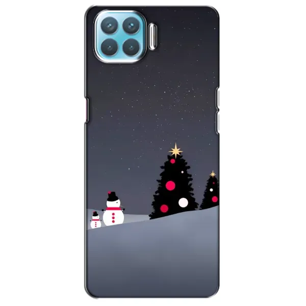 Чехол с рисунком «Снеговички» для OPPO A93