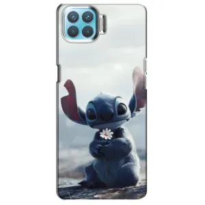 Чехол с рисунком Стич для OPPO A93 (Стич с цветочком)