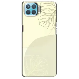 Чохол квітковий дизайн для Oppo A93 (Зелений фон)