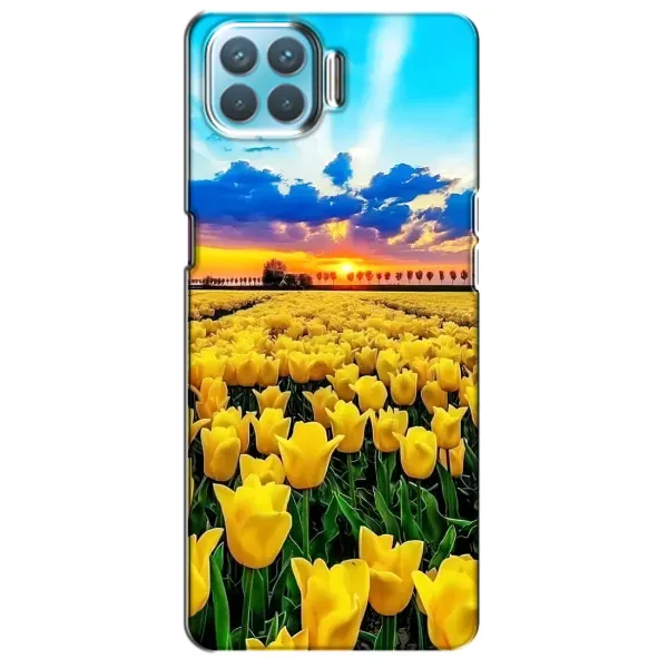 Чехол с рисунком «Желтые тюльпаны» для OPPO A93 Чехол с рисунком «Желтые тюльпаны» для OPPO A93