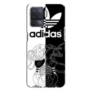 Чехол в стиле "Адидас" для Оппо А94 (Adidas шнурки)