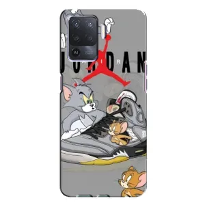 Силиконовый Чехол Nike Air Jordan на Оппо А94 (Air Jordan)