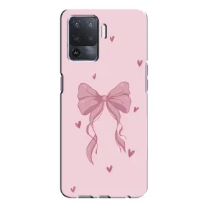 Чохол банти для Oppo A94 (Бант на рожевому)