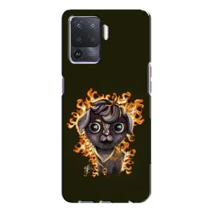 Чехлы на военную тематику для Oppo A94 (Бавовна мем)
