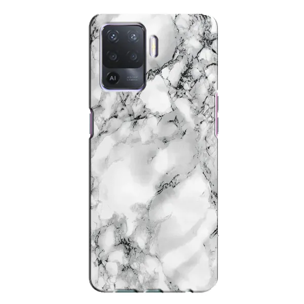 Чехол с рисунком «Белый мрамор» для OPPO A94
