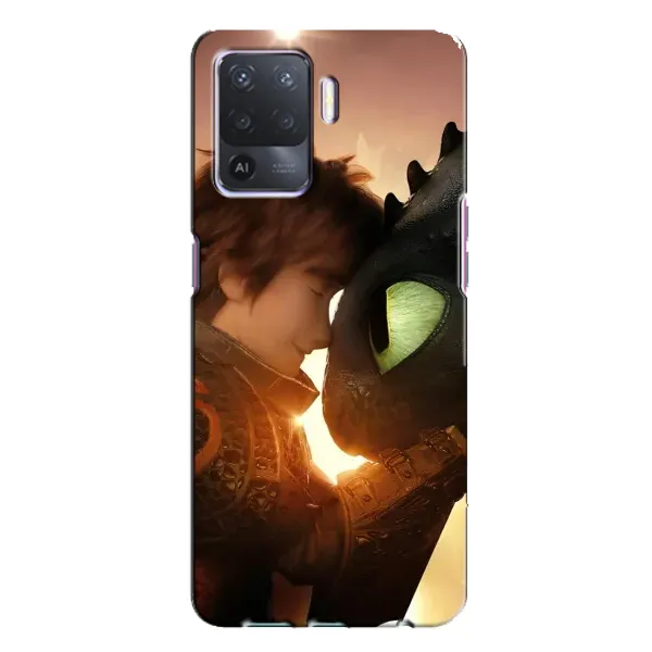 Чехол с рисунком «Беззубик и Иккинг» для OPPO A94