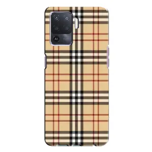 Чехол с рисунком «Burberry стиль» для OPPO A94