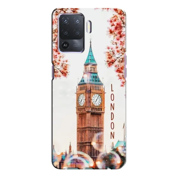 Чехол с рисунком «Часы Лондон» для OPPO A94