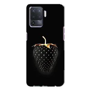 Чохол з зображенням смачної їжі для Oppo A94 (Чорна полуниця)